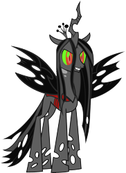 Size: 1823x2499 | Tagged: safe, edit, vector edit, king sombra, queen chrysalis, changeling, changeling queen, ponyar fusion, g4, female, fusion, mare, queen chryra, recolor, simple background, solo, transparent background, vector