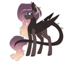 Size: 5000x4000 | Tagged: safe, artist:chazmazda, oc, alicorn, earth pony, pegasus, pony, unicorn, fluffy, full body, hair, hooves, horn, horns, large wings, long hair, long tail, markings, photo, shaded eyes, smiling, solo, spikes, standing, tail, tail spikes, wings
