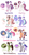 Size: 1767x3300 | Tagged: safe, artist:polymercorgi, oc, oc only, oc:comet lark, oc:darling, oc:gambol spectrum, oc:heartthrob, oc:port-o-bella brew, oc:rose gold, oc:sky twinkle, oc:sunrise flicker, alicorn, earth pony, pegasus, pony, unicorn, alicorn oc, cloven hooves, earth pony oc, female, glasses, horn, magical lesbian spawn, magical parthenogenic spawn, mare, offspring, parent:applejack, parent:fluttershy, parent:pinkie pie, parent:prince blueblood, parent:princess cadance, parent:rainbow dash, parent:rarity, parent:sci-twi, parent:shining armor, parent:starlight glimmer, parent:sunset shimmer, parent:trixie, parent:trouble shoes, parent:twilight sparkle, parent:unknown, parents:pinkiedash, parents:rariblood, parents:scitwishimmer, parents:shiningcadance, parents:startrix, parents:troubleshy, pegasus oc, transgender, unicorn oc, wings