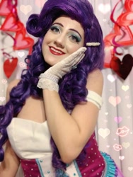 Size: 720x960 | Tagged: safe, artist:sarahndipity cosplay, rarity, human, g4, clothes, cosplay, costume, female, irl, irl human, photo