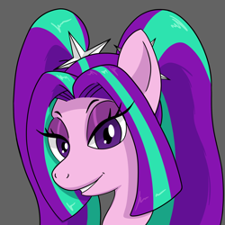 Size: 3000x3000 | Tagged: safe, artist:nordicllama, aria blaze, earth pony, pony, g4, high res
