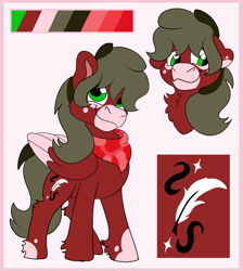 Size: 1700x1900 | Tagged: safe, artist:euspuche, oc, oc only, oc:naiv nein, pegasus, pony, looking at you, male, reference sheet, shy, smiling