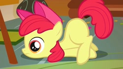 Size: 1280x720 | Tagged: safe, screencap, apple bloom, earth pony, pony, call of the cutie, g4, season 1, female, filly, solo