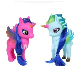 Size: 900x799 | Tagged: dead source, safe, alicorn, pony, bootleg, colored wings, eyeshadow, gradient horn, gradient legs, gradient wings, horn, lanyi, makeup, no tail, obtrusive watermark, photo, simple background, toy, watermark, white background, wings