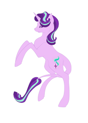 Size: 1000x1400 | Tagged: safe, artist:schokocream, starlight glimmer, pony, unicorn, g4, female, mare, rearing, simple background, solo, transparent background