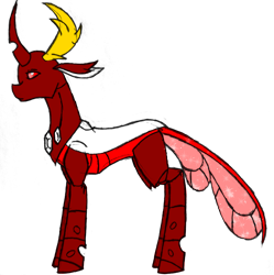 Size: 3015x3027 | Tagged: safe, artist:agdapl, oc, oc only, changedling, changeling, changedling oc, changeling oc, high res, male, simple background, solo, transparent background