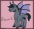 Size: 1750x1500 | Tagged: safe, artist:misskanabelle, oc, oc only, oc:renwick, bat pony, pony, abstract background, bat pony oc, chest fluff, ear fluff, male, signature, solo, stallion, unshorn fetlocks