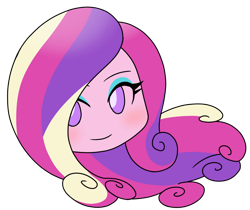 Size: 762x640 | Tagged: safe, alternate version, artist:batipin, part of a set, dean cadance, equestria girls, g4, head only, simple background, solo, transparent background