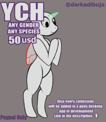 Size: 1200x1381 | Tagged: safe, artist:darka01, oc, alicorn, earth pony, pegasus, pony, unicorn, animated, bipedal, dancing, lucky star, ych animation, ych example, ych sketch, your character here