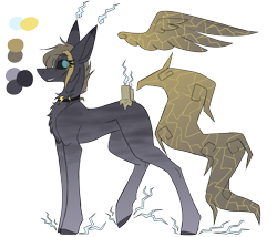 Size: 3500x3000 | Tagged: safe, artist:sadatrix, oc, oc only, oc:summer storm, original species, scented pony, black sclera, female, high res, simple background, solo, transparent background