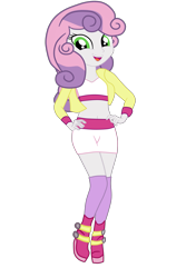 Size: 2435x3654 | Tagged: safe, artist:gmaplay, sweetie belle, equestria girls, g4, alternate design, high res, older, older sweetie belle, simple background, solo, transparent background