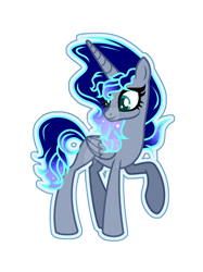 Size: 1280x1707 | Tagged: safe, artist:stardustshadowsentry, oc, oc only, alicorn, pony, female, lightly watermarked, mare, offspring, parent:king sombra, parent:princess luna, parents:lumbra, simple background, solo, transparent background, watermark