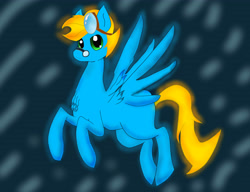 Size: 6198x4764 | Tagged: safe, artist:firebird145, oc, oc only, pegasus, pony, abstract background, absurd resolution, goggles, pegasus oc, solo, wings