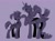 Size: 1989x1456 | Tagged: safe, artist:draw3, tempest shadow, twilight sparkle, alicorn, pony, unicorn, g4, my little pony: friendship is magic, the last problem, alternate hairstyle, armor, blushing, boop, crown, height difference, hoof shoes, horn, horn ring, jewelry, laughing, older, older twilight, older twilight sparkle (alicorn), ponytail, princess twilight 2.0, regalia, ring, royal guard, size difference, smiling, tempest becomes a royal guard, tempest gets her horn back, twilight sparkle (alicorn)