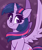 Size: 1233x1479 | Tagged: safe, artist:graphene, twilight sparkle, alicorn, pony, g4, :t, abstract background, beautiful, cute, female, looking at you, mare, sitting, smiling, smiling at you, solo, spread wings, starry eyes, twiabetes, twilight sparkle (alicorn), wingding eyes, wings