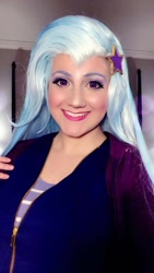 Size: 540x960 | Tagged: safe, artist:sarahndipity cosplay, trixie, human, equestria girls, g4, clothes, cosplay, costume, irl, irl human, photo