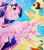 Size: 2665x3015 | Tagged: safe, artist:025aki, twilight sparkle, alicorn, phoenix, pony, g4, blushing, female, high res, looking up, mare, phoenix (manga), traditional art, twilight sparkle (alicorn)