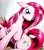 Size: 2661x3024 | Tagged: safe, artist:025aki, pinkie pie, earth pony, pony, g4, blushing, female, floppy ears, high res, looking at you, mare, pinkamena diane pie, solo, traditional art
