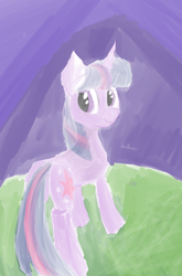 Size: 3508x5314 | Tagged: safe, artist:wind-come, twilight sparkle, pony, unicorn, g4, looking at you, solo, unicorn twilight