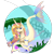 Size: 2449x2449 | Tagged: safe, artist:rainbowshimmers, oc, oc only, merpony, pony, seapony (g4), unicorn, coral, female, fish tail, flowing mane, flowing tail, high res, horn, jewelry, looking at you, necklace, ocean, pearl necklace, purple eyes, seaponified, seaweed, solo, species swap, tail, underwater, water