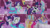 Size: 1280x720 | Tagged: safe, edit, edited screencap, editor:quoterific, screencap, applejack, fluttershy, pinkie pie, rainbow dash, rarity, spike, trenderhoof, twilight sparkle, alicorn, dragon, earth pony, pegasus, pony, unicorn, g4, my little pony: friendship is magic, season 4, simple ways, applejack's hat, carousel boutique, clothes, cowboy hat, cute, dress, eyes closed, female, flying, hat, male, mane seven, mane six, mare, nose in the air, open mouth, puffy cheeks, raribetes, smiling, stallion, twilight sparkle (alicorn), uvula, volumetric mouth