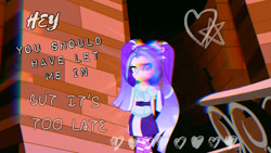 Size: 1278x720 | Tagged: safe, artist:dazzlingsedits, edit, aria blaze, human, equestria girls, g4, cute, solo