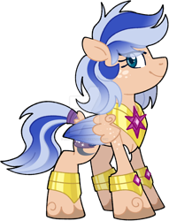 Size: 1280x1676 | Tagged: safe, artist:rohans-ponies, oc, oc only, oc:knightfall burst, pegasus, pony, armor, female, guardsmare, mare, royal guard, simple background, solo, transparent background