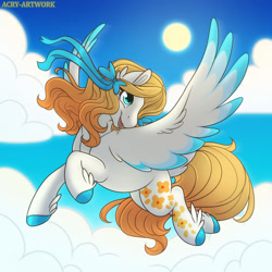 Size: 1600x1600 | Tagged: safe, artist:acry-artwork, oc, oc only, oc:bittersweet memory, pegasus, pony, solo