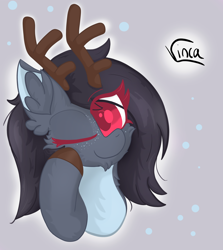 Size: 2596x2908 | Tagged: safe, artist:vinca, oc, oc only, deer, reindeer, commission, high res, solo, ych result