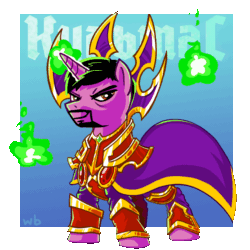 Size: 800x800 | Tagged: safe, artist:whateverbender, oc, oc only, pony, unicorn, animated, frame by frame, gif, male, prince kael'thas, solo, stallion, warcraft, water