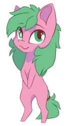 Size: 642x1195 | Tagged: safe, alternate character, alternate version, artist:arctic-fox, oc, oc only, oc:pine berry, earth pony, pony, chibi, simple background, solo, transparent background