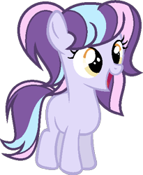 Size: 388x474 | Tagged: safe, artist:pegasski, oc, oc only, earth pony, pony, g4, :d, base used, earth pony oc, eyelashes, female, filly, open mouth, simple background, solo, transparent background