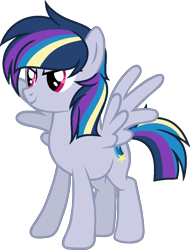 Size: 770x1013 | Tagged: safe, artist:pegasski, oc, oc only, pegasus, pony, g4, base used, female, mare, pegasus oc, simple background, smiling, solo, transparent background, wings