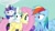 Size: 1280x720 | Tagged: safe, screencap, angel bunny, fluttershy, opalescence, rainbow dash, cat, pegasus, pony, rabbit, g4, testing testing 1-2-3, angelestia, animal, female, teeth