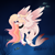 Size: 2000x2000 | Tagged: safe, artist:outlastien, oc, oc only, fish, hybrid, merpony, pegasus, pony, seapony (g4), blushing, chest fluff, commission, eyelashes, feather, female, fins, fish tail, flowing mane, flowing tail, high res, ocean, red eyes, seaponified, seaweed, solo, species swap, spread wings, tail, underwater, unshorn fetlocks, water, wings, ych result