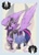 Size: 744x1038 | Tagged: safe, artist:bluekite-falls, artist:sky-railroad, twilight sparkle, alicorn, pony, g4, armor, card game, helmet, prance card game, ribbon, solo, twilight sparkle (alicorn)