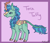 Size: 1750x1500 | Tagged: safe, artist:misskanabelle, oc, oc only, oc:terra taffy, kirin, adopted offspring, kirin oc, parent:pinkie pie, parent:princess skystar, parents:skypie, signature, solo