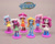 Size: 875x700 | Tagged: safe, edit, applejack, fluttershy, pinkie pie, rainbow dash, rarity, twilight sparkle, equestria girls, g4, applejack's hat, bootleg, clothes, cowboy hat, doll, dress, equestria girls minis, fake, funny, hat, humane five, humane six, irl, my little pony logo, photo, recolor, skirt, toy