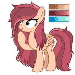 Size: 1448x1448 | Tagged: safe, artist:skyfallfrost, oc, oc only, pegasus, pony, female, mare, redesign, simple background, transparent background