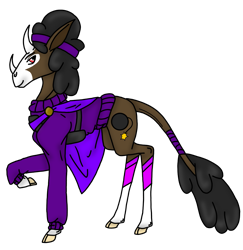 Size: 1991x2048 | Tagged: safe, artist:agdapl, abada, bicorn, pony, clothes, cloven hooves, crossover, curved horn, demoman, demoman (tf2), eyelashes, horn, male, multiple horns, ponified, raised hoof, simple background, solo, species swap, team fortress 2, transparent background