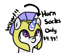 Size: 471x353 | Tagged: source needed, useless source url, safe, artist:neuro, pony, unicorn, female, guardsmare, horn, horn sock, mare, royal guard