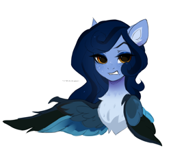 Size: 2100x2000 | Tagged: safe, artist:zlatavector, oc, oc only, oc:tundra, pegasus, pony, bust, female, high res, mare, portrait