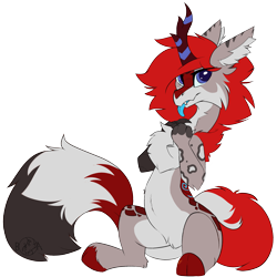 Size: 3057x3062 | Tagged: safe, artist:beardie, oc, oc only, oc:jetlag, chimera, draconequus, dragon, horse, pony, cute, draconequus oc, equine, fluffy, high res, simple background, solo, transparent background
