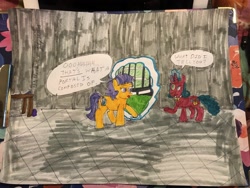 Size: 2048x1536 | Tagged: safe, artist:chris chan, oc, oc:miss night star, pony, unicorn, chris chan, traditional art