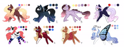 Size: 2153x844 | Tagged: safe, artist:inspiredpixels, oc, oc only, original species, pony, adoptable