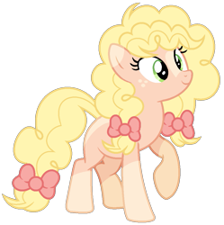Size: 973x976 | Tagged: safe, artist:cindystarlight, artist:meimisuki, oc, oc only, earth pony, pony, bow, female, hair bow, mare, simple background, solo, transparent background