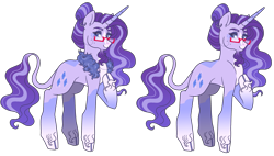 Size: 4028x2291 | Tagged: safe, artist:fizzmitz, rarity, classical unicorn, pony, unicorn, g4, cloven hooves, facial hair, glasses, goatee, horn, leonine tail, simple background, solo, transparent background, unshorn fetlocks