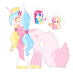 Size: 1583x1583 | Tagged: safe, artist:lilywolfpie, oc, oc only, pony, unicorn, fusion, simple background, transparent background