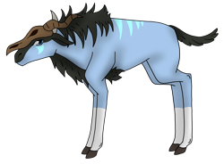 Size: 3549x2607 | Tagged: safe, artist:agdapl, pony, crossover, high res, horns, pyro (tf2), simple background, skull, solo, species swap, team fortress 2, transparent background