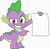 Size: 5901x5782 | Tagged: safe, artist:frownfactory, spike, dragon, g4, my little pony: friendship is magic, the crystalling, exploitable, grin, looking at you, male, pointing, poster, simple background, smiling, solo, teeth, transparent background, vector